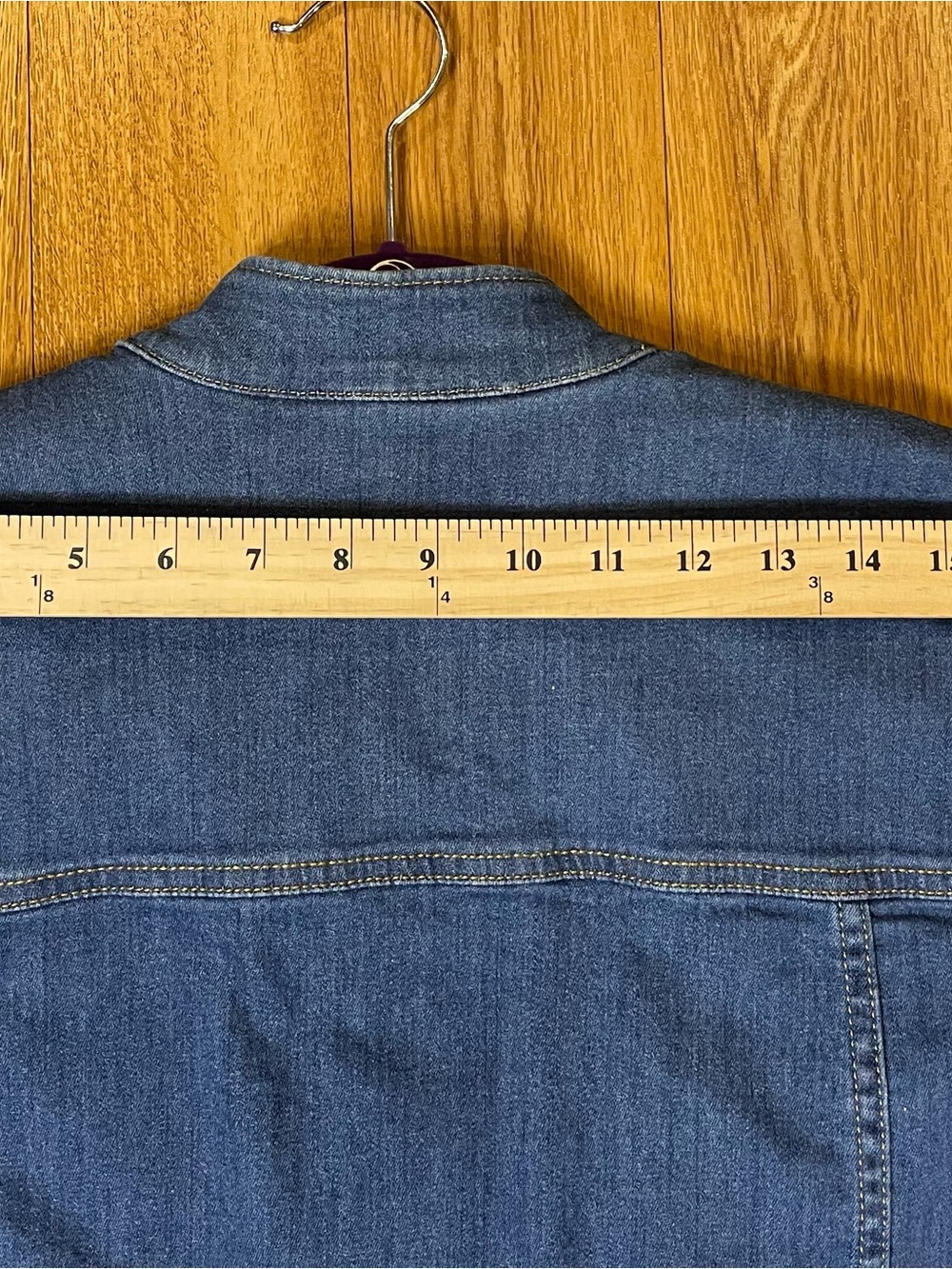 Coldwater Creek,Peblum,Stretch Denim Jacket,Sz 1X Medium Wash,Casual FeminineNWT - Picture 13 of 13